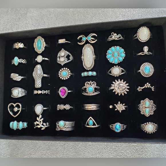 36 Pcs Cocktail Rings Collection - Picture 3 of 8